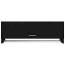 Garderobeskab Sort eg 100 x 32,5 x 35 cm Konstrueret træ