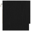 Garderobeskab Sort eg 100 x 32,5 x 35 cm Konstrueret træ
