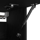 Garderobeskab Sort eg 70 x 32,5 x 35 cm Konstrueret træ