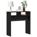 Konsolbord Sort eg 78 x 30 x 80 cm Konstrueret træ