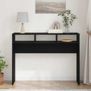 Konsolbord Sort eg 105 x 30 x 80 cm Konstrueret træ