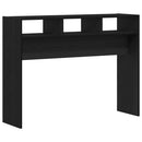 Konsolbord Sort eg 105 x 30 x 80 cm Konstrueret træ
