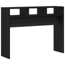 Konsolbord Sort eg 105 x 30 x 80 cm Konstrueret træ