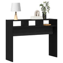 Konsolbord Sort eg 105 x 30 x 80 cm Konstrueret træ