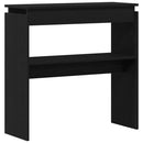 Konsolbord Sort eg 80 x 30 x 80 cm Konstrueret træ