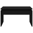 Sofabord Sort eg 68 x 50 x 38 cm Konstrueret træ