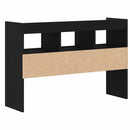 Sideboard med skuffe Sort eg 105 x 30 x 70 cm Konstrueret træ
