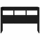 Sideboard Sort eg 105 x 30 x 70 cm Konstrueret træ