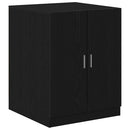 Vaskemaskineskab Sort eg 70,5 x 71,5 x 91,5 cm Konstrueret træ