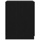 Vaskemaskineskab Sort eg 70,5 x 71,5 x 91,5 cm Konstrueret træ