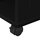Opbevaringsskab Sort eg 60 x 53 x 72,5 cm Konstrueret træ