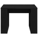 Sofabord Sort eg 50 x 50 x 35 cm Konstrueret træ