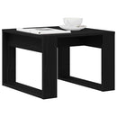Sofabord Sort eg 50 x 50 x 35 cm Konstrueret træ