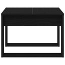 Sofabord Sort eg 50 x 50 x 35 cm Konstrueret træ