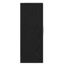 Sko skab med hylde Sort eg 32 x 35 x 92 cm Konstrueret træ