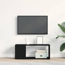 TV-møbelsæt Vægmonteret Sort eg 80 x 24 x 32 cm Konstrueret træ