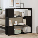TV-møbelsæt Sort eg 100 x 24 x 94 cm Konstrueret træ