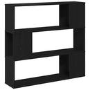 TV-møbelsæt Sort eg 100 x 24 x 94 cm Konstrueret træ