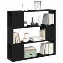 TV-møbelsæt Sort eg 100 x 24 x 94 cm Konstrueret træ