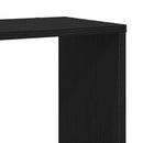 TV-møbelsæt Sort eg 100 x 24 x 155 cm Konstrueret træ