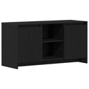 TV-skab 102 x 37,5 x 52,5 cm Sort eg Konstrueret træ