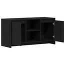 TV-skab Sort eg 102 x 37,5 x 52,5 cm Konstrueret træ