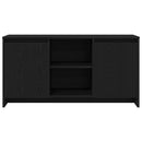 TV-skab 102 x 37,5 x 52,5 cm Sort eg Konstrueret træ