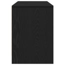 TV-skab 102 x 37,5 x 52,5 cm Sort eg Konstrueret træ
