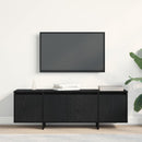 TV-skab 120 x 30 x 40,5 cm Sort eg Konstrueret træ