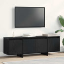 TV-skab 120 x 30 x 40,5 cm Sort eg Konstrueret træ