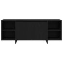 TV-skab 130 x 35 x 50 cm Sort eg Konstrueret træ