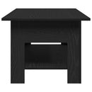 Sofabord Sort eg 102 x 55 x 42 cm Konstrueret træ