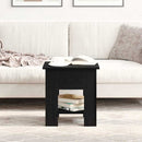 Sofabord Sort eg 40 x 40 x 42 cm Konstrueret træ