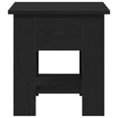 Sofabord Sort eg 40 x 40 x 42 cm Konstrueret træ