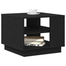 Sofabord Sort eg 55 x 55 x 42 cm Konstrueret træ