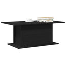 Sofabord Sort eg 102 x 55,5 x 40 cm Konstrueret træ