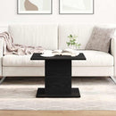 Sofabord Sort eg 55,5 x 55,5 x 40 cm Konstrueret træ