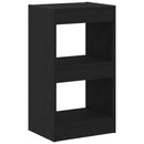 Bogskab Sort eg 40 x 30 x 71,5 cm Konstrueret træ