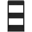 Bogskab Sort eg 40 x 30 x 71,5 cm Konstrueret træ