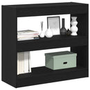 Bogskab 2 niveauer 2 stk. 80 x 30 x 72 cm Konstrueret træ