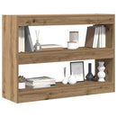 Bogreol artisan eg 100 x 30 x 72 cm Konstrueret træ