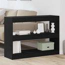 Bogreol Sort eg 100 x 30 x 72 cm Konstrueret træ