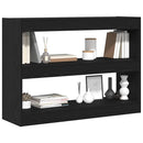 Bogreol Sort eg 100 x 30 x 72 cm Konstrueret træ