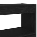 Bogskab Sort eg 100 x 30 x 103 cm Konstrueret træ