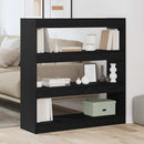 Bogskab Sort eg 100 x 30 x 103 cm Konstrueret træ