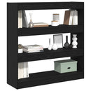 Bogskab Sort eg 100 x 30 x 103 cm Konstrueret træ