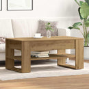 Sofabord Artisan Egetræ 102 x 55 x 45 cm Konstrueret træ
