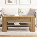 Sofabord Artisan Egetræ 102 x 55 x 45 cm Konstrueret træ