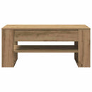 Sofabord Artisan Egetræ 102 x 55 x 45 cm Konstrueret træ