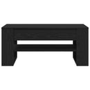 Sofabord Sort eg 102 x 55 x 45 cm Konstrueret træ